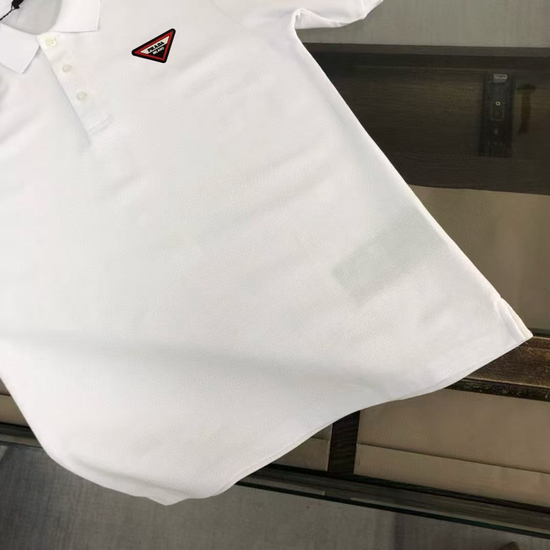 Men's collar short sleeved T-shirt