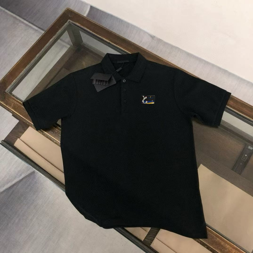 Men's collar short sleeved T-shirt