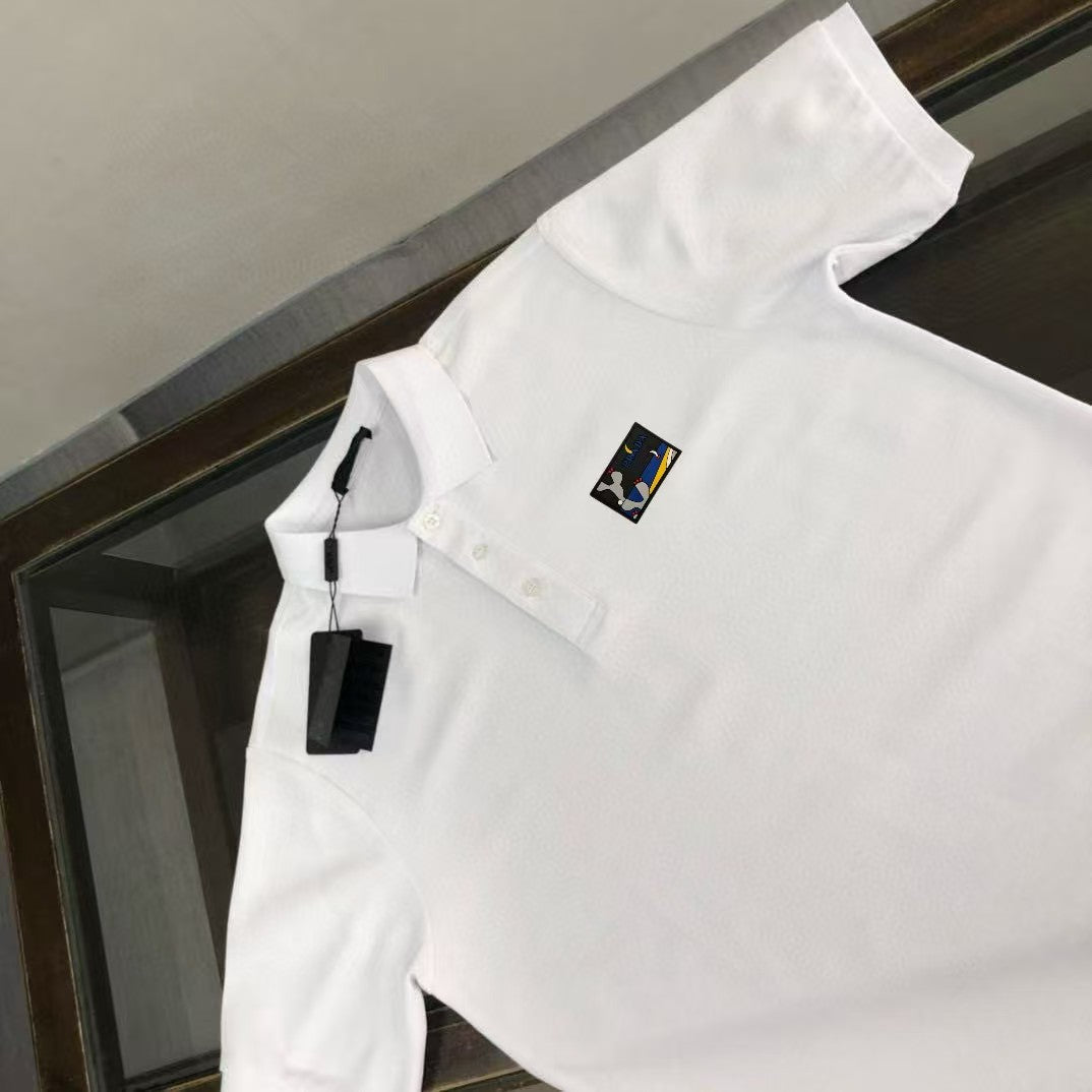 Men's collar short sleeved T-shirt