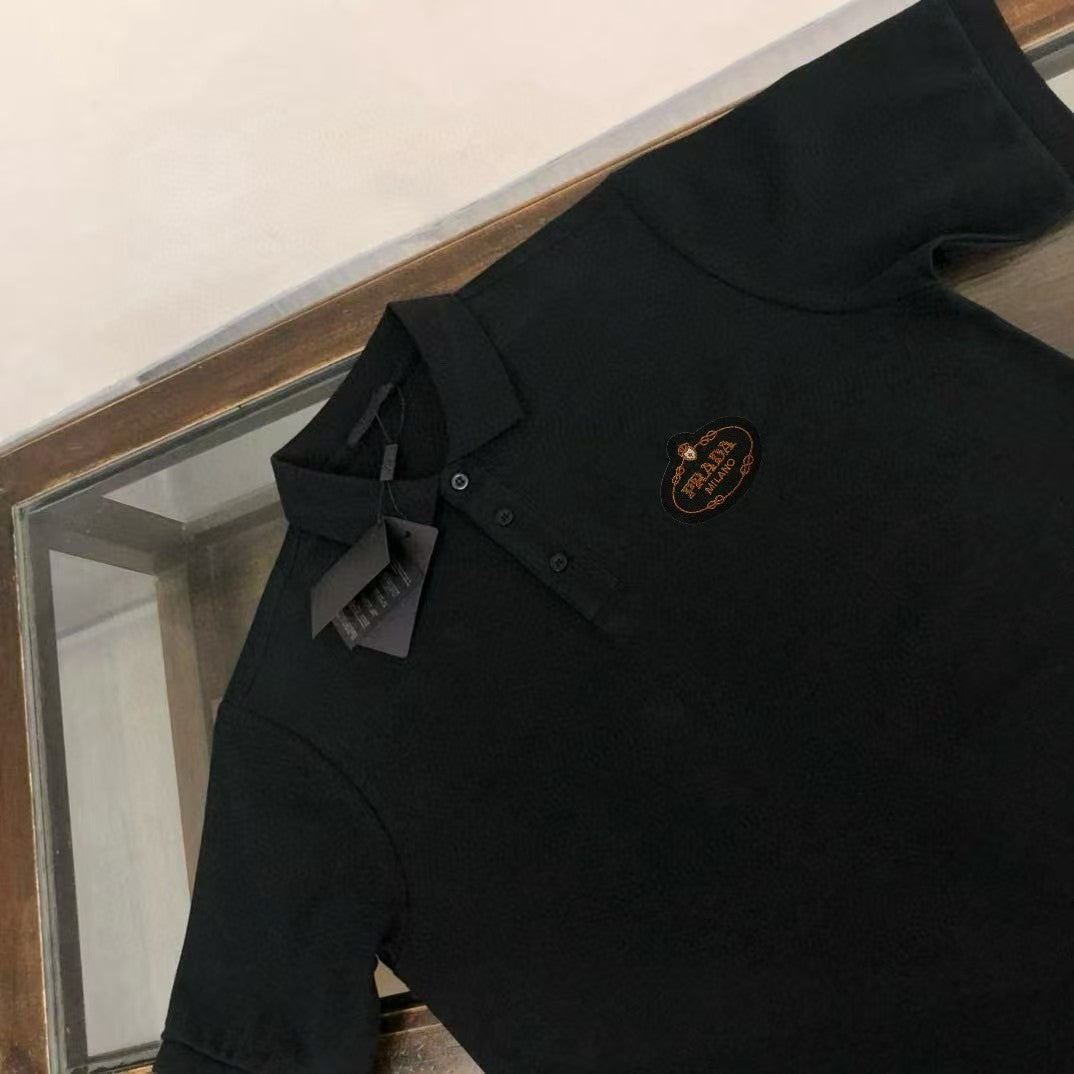 Men's collar short sleeved T-shirt
