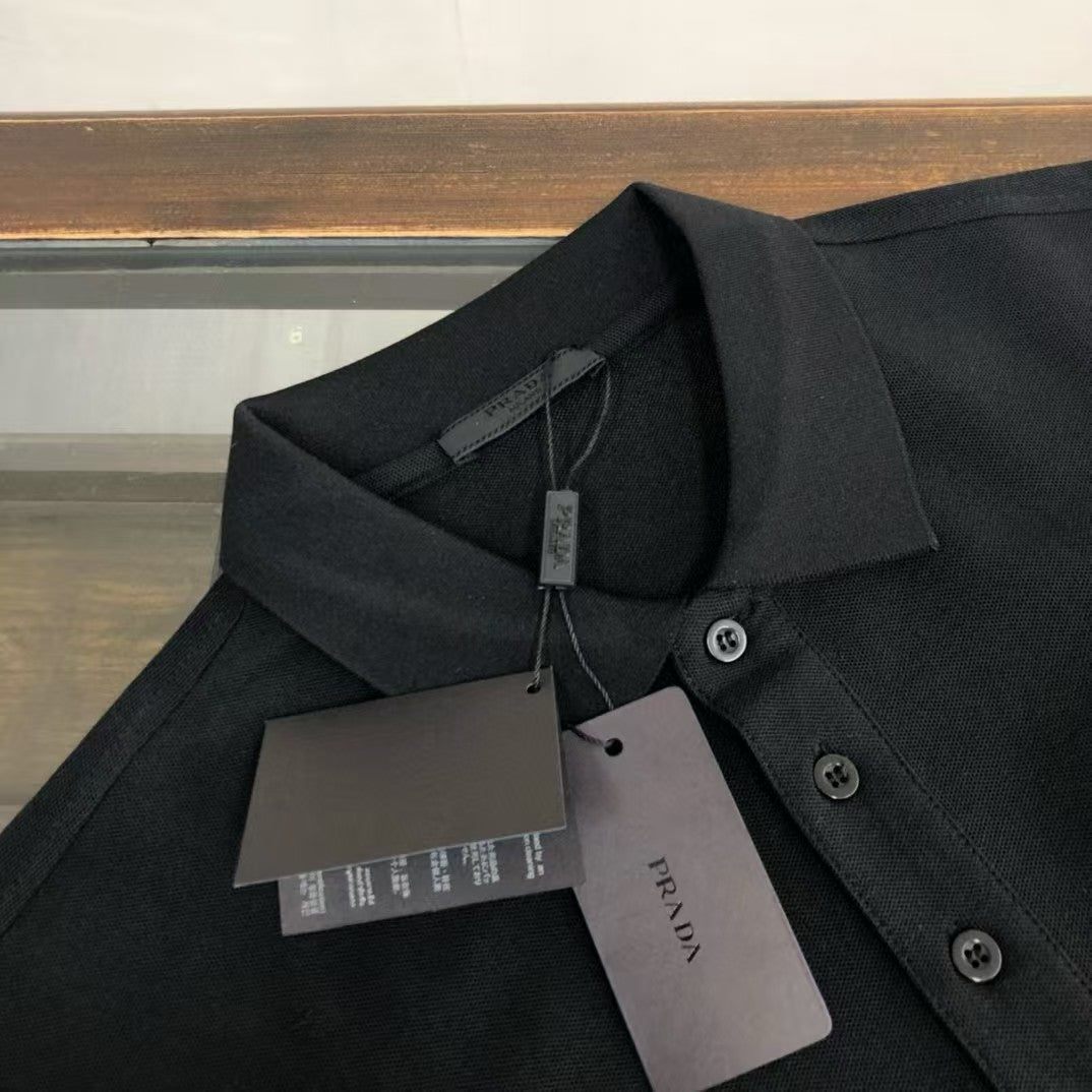 Men's collar short sleeved T-shirt