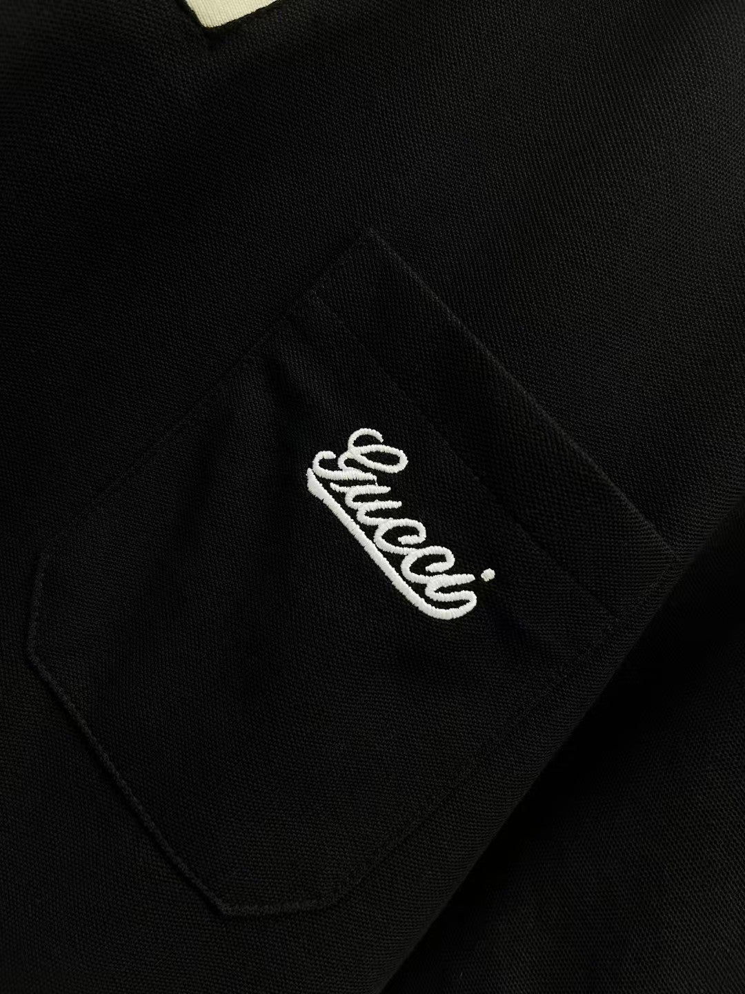 Men's and women's new pocket embroidered short sleeved T-shirt