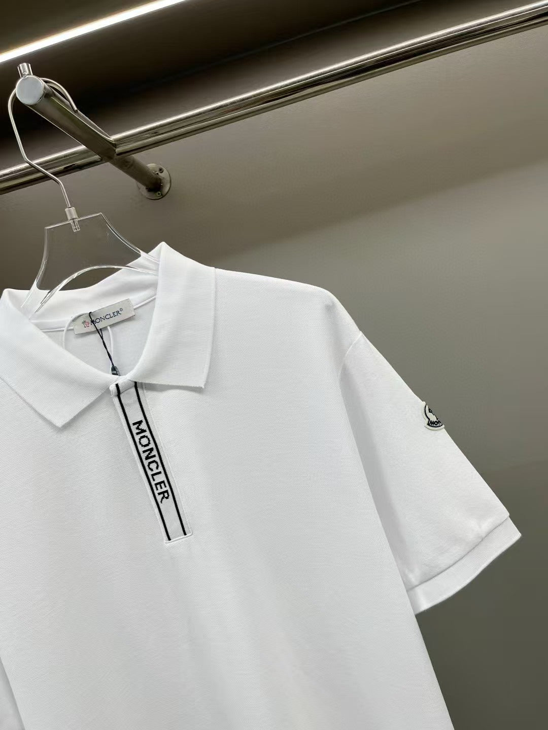 Men's new lapel short sleeved T-shirt