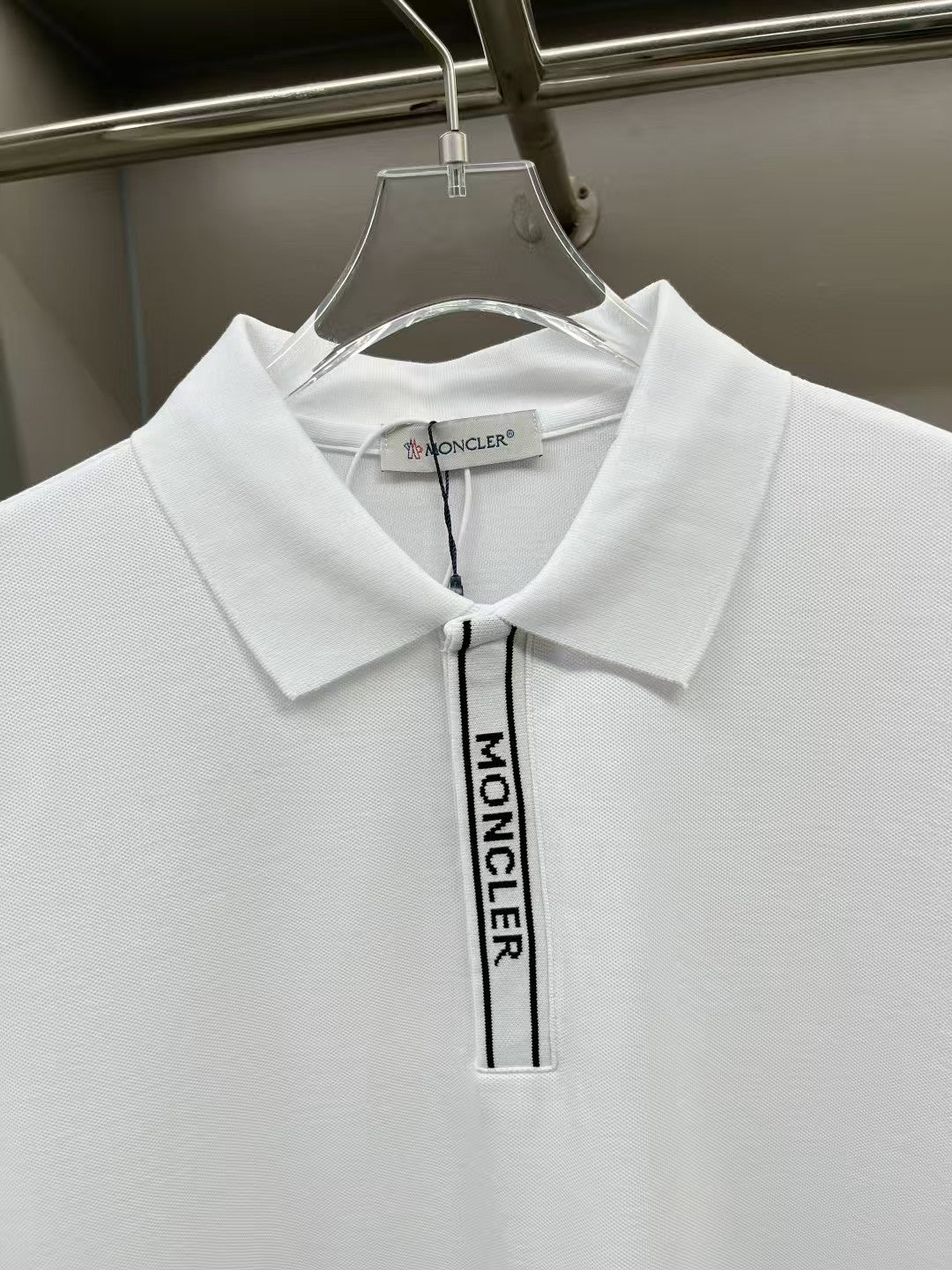 Men's new lapel short sleeved T-shirt