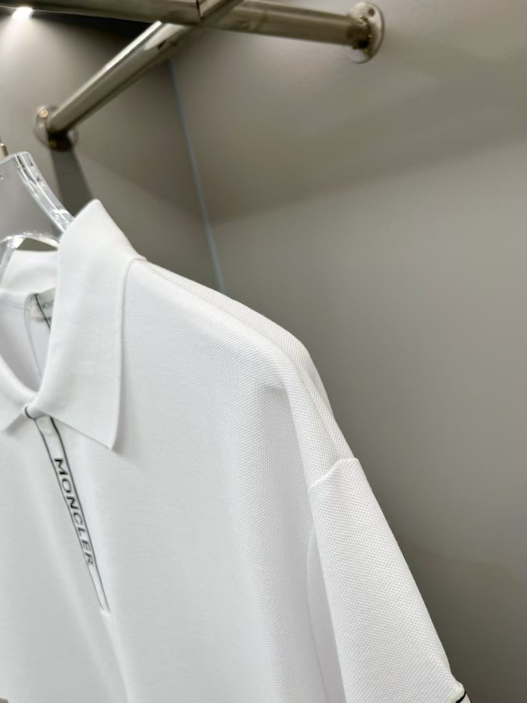 Men's new lapel short sleeved T-shirt