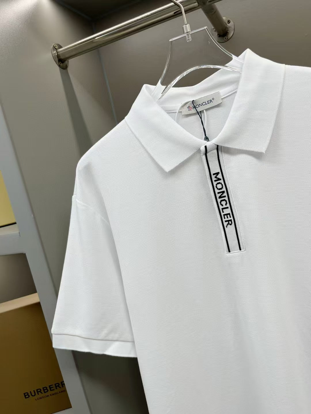 Men's new lapel short sleeved T-shirt