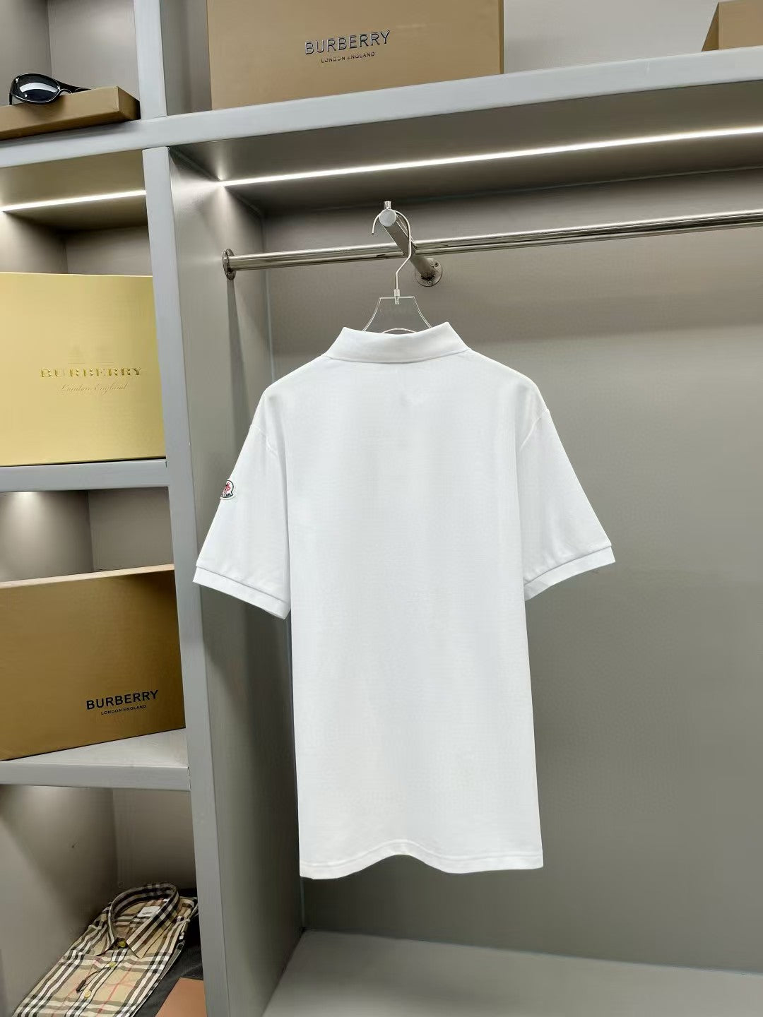 Men's new lapel short sleeved T-shirt