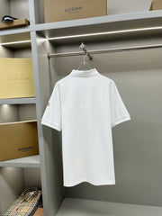 Men's new lapel short sleeved T-shirt