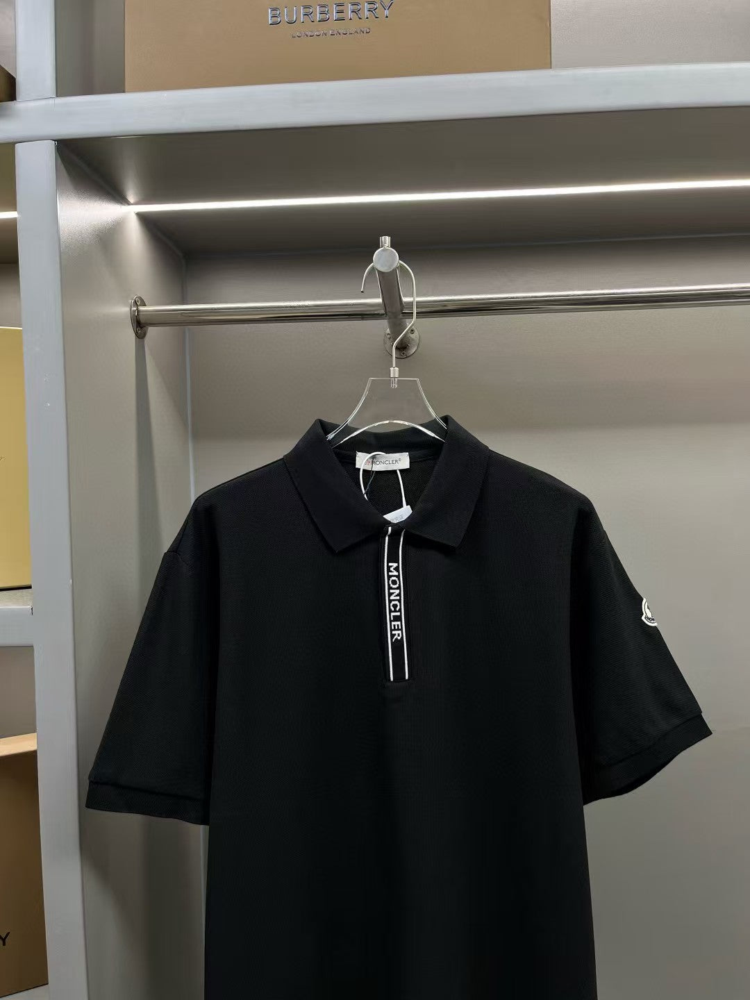 Men's new lapel short sleeved T-shirt