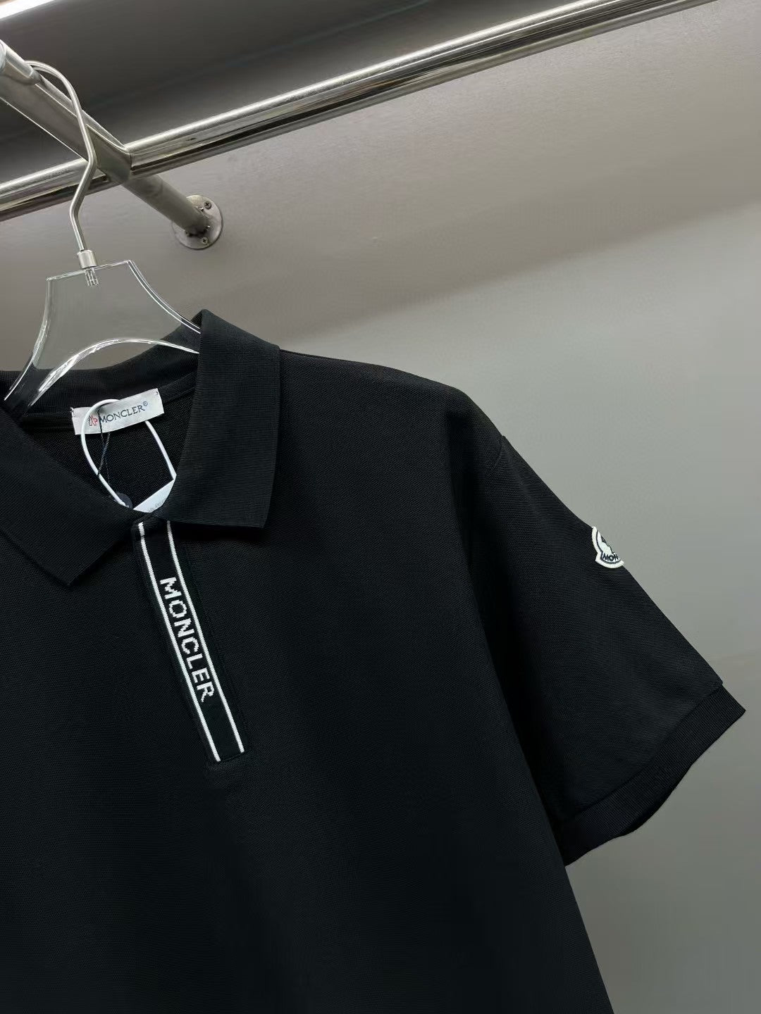 Men's new lapel short sleeved T-shirt