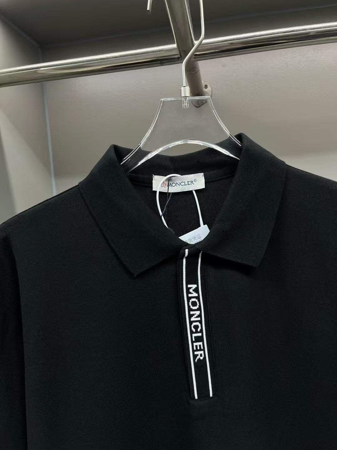 Men's new lapel short sleeved T-shirt