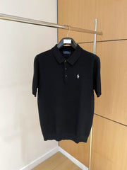Men's embroidered short sleeved T-shirt