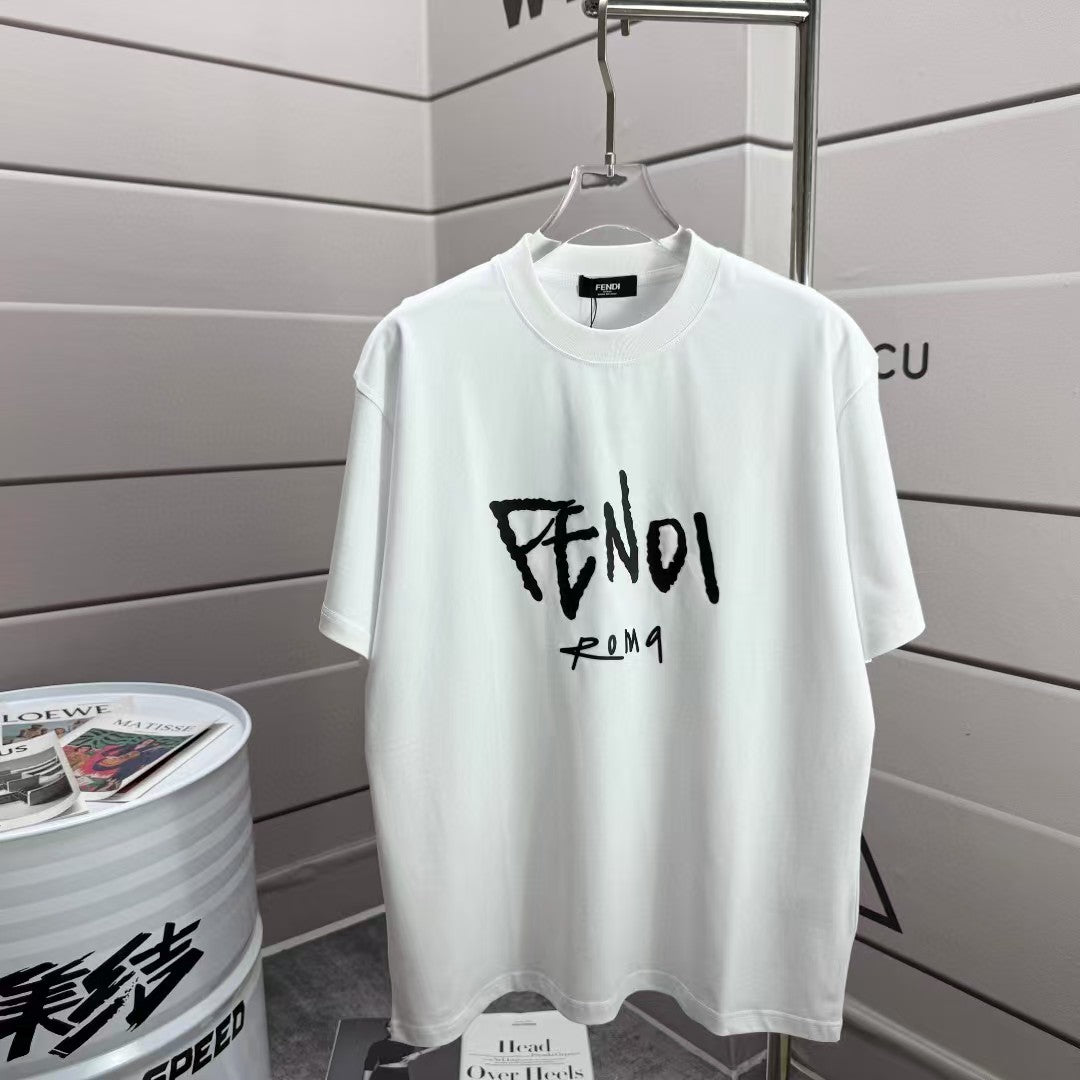 Men's round neck short sleeved T-shirt