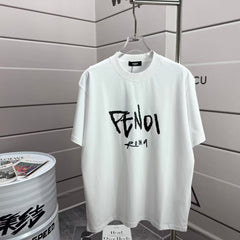 Men's round neck short sleeved T-shirt
