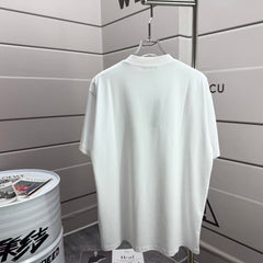 Men's round neck short sleeved T-shirt