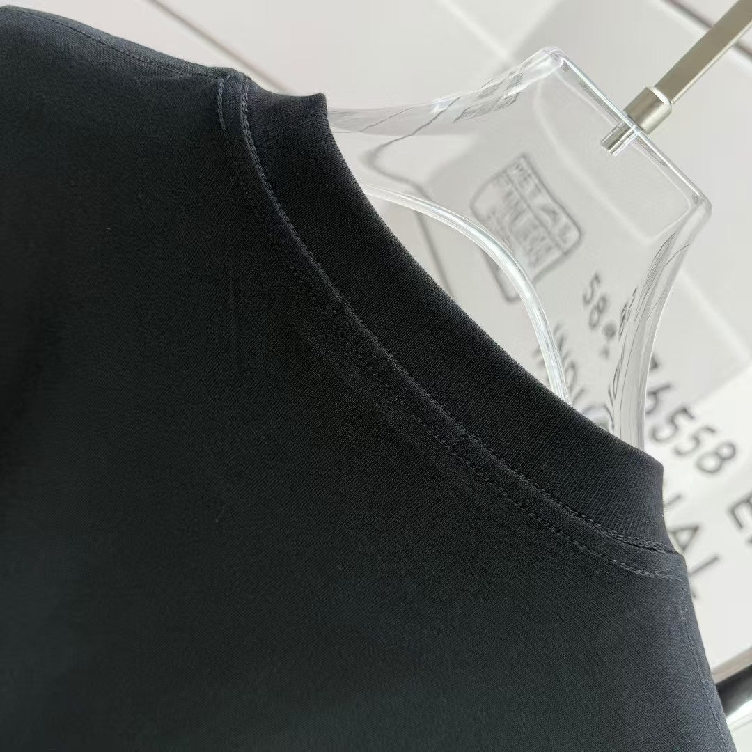 Men's round neck short sleeved T-shirt