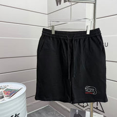 Men's embroidered looped shorts