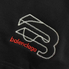 Men's embroidered looped shorts