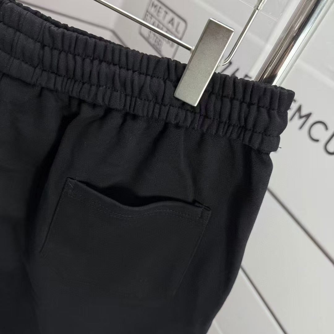 Men's embroidered looped shorts