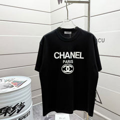 Men's new round neck short sleeved T-shirt