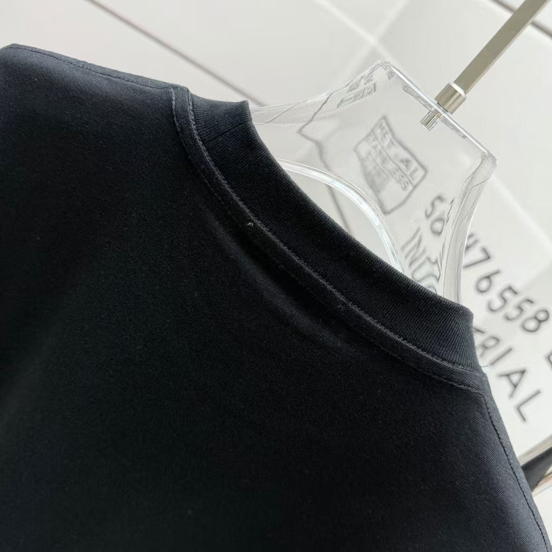 Men's new round neck short sleeved T-shirt