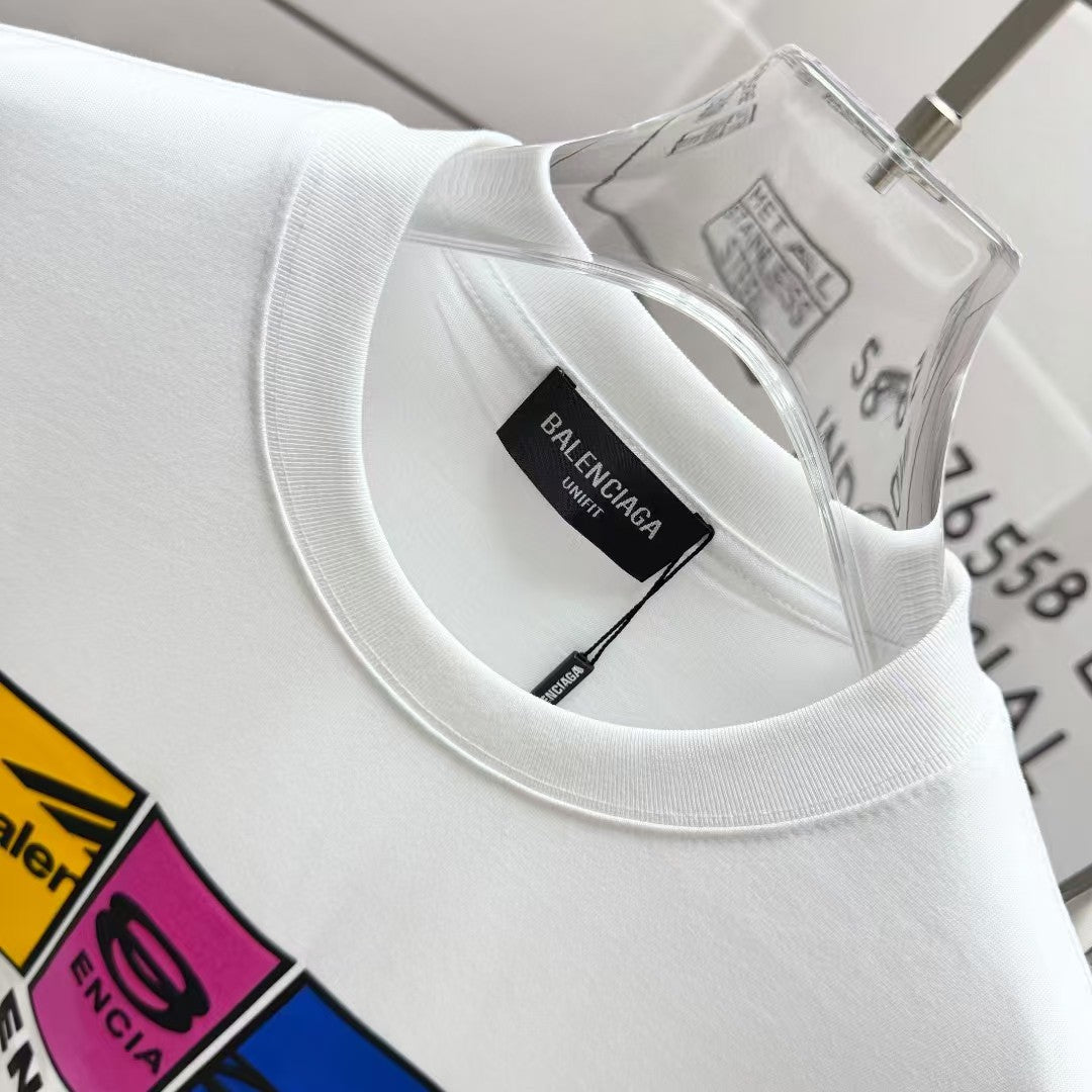 Men's new round neck short sleeved T-shirt