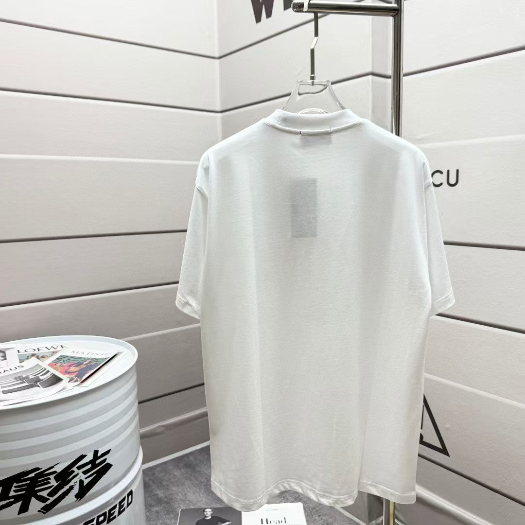 Men's printed short sleeved T-shirt
