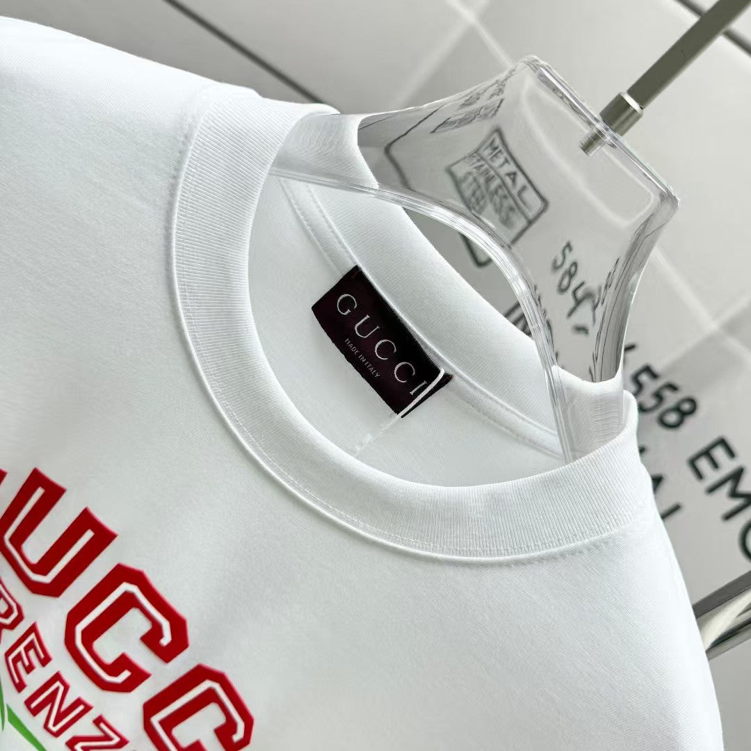 Men's printed short sleeved T-shirt