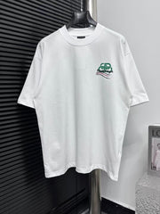 Men's printed short sleeved T-shirt