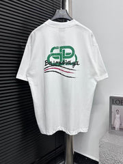 Men's printed short sleeved T-shirt