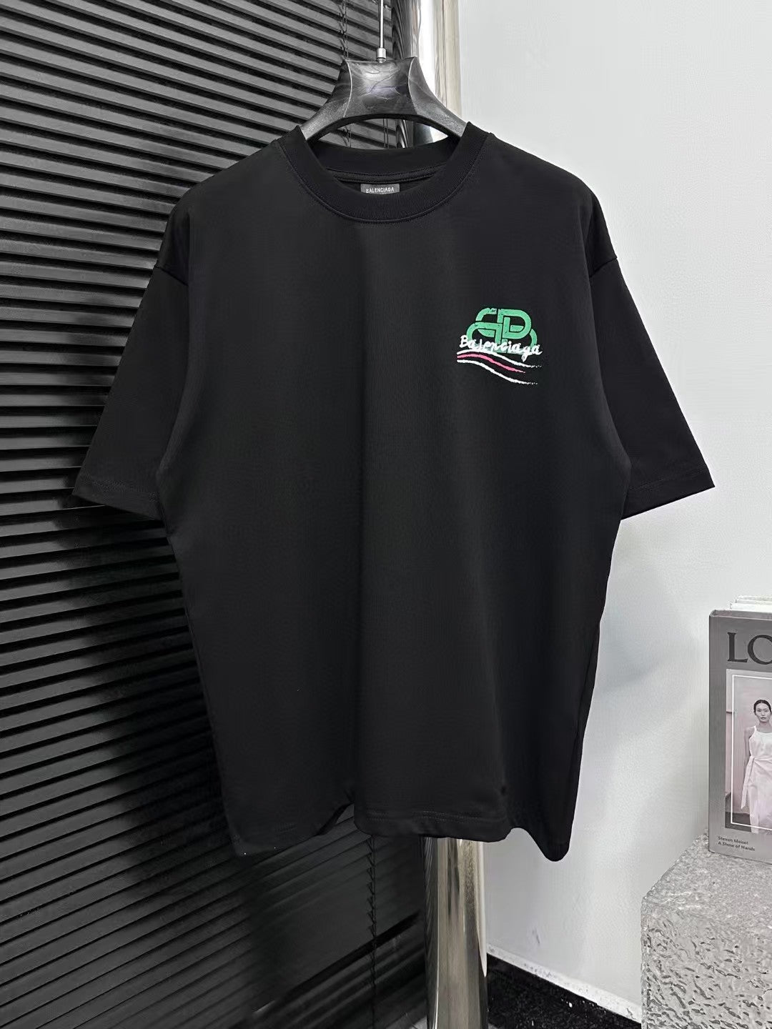 Men's printed short sleeved T-shirt