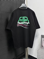 Men's printed short sleeved T-shirt