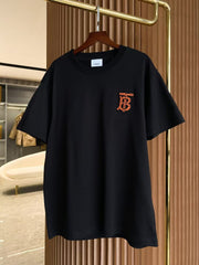 Men's embroidered short sleeved T-shirt
