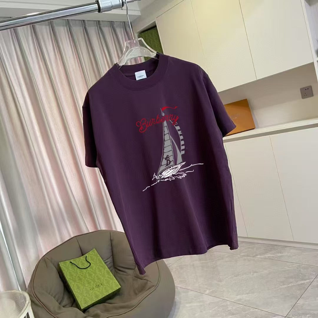 Men's printed short sleeved T-shirt