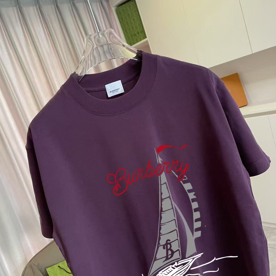 Men's printed short sleeved T-shirt