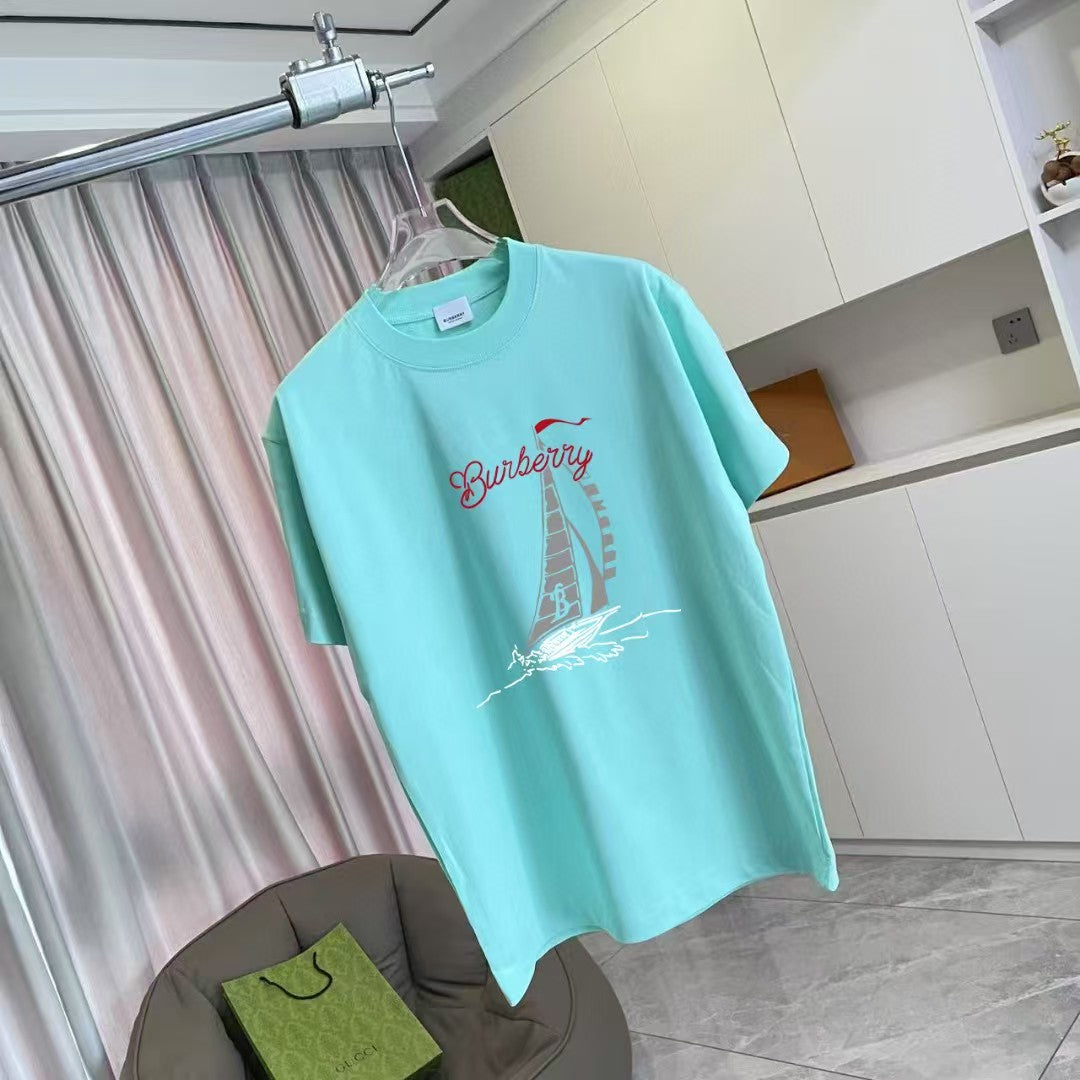 Men's printed short sleeved T-shirt