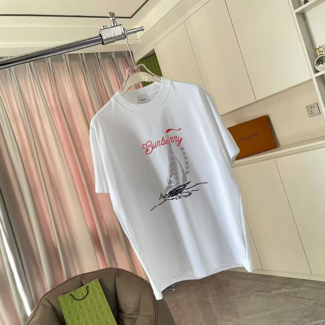 Men's printed short sleeved T-shirt