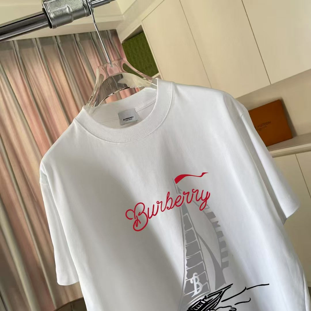 Men's printed short sleeved T-shirt