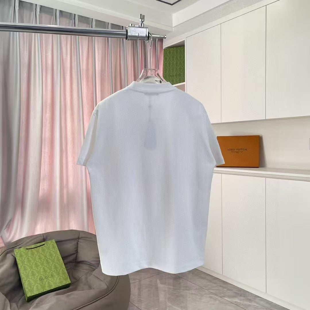 Men's printed short sleeved T-shirt