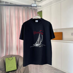 Men's printed short sleeved T-shirt