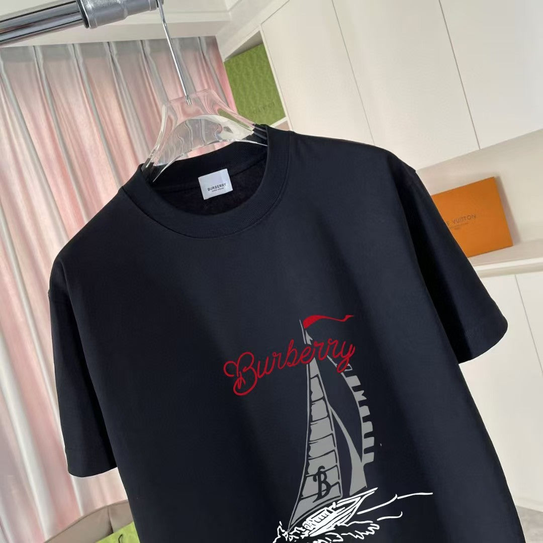 Men's printed short sleeved T-shirt