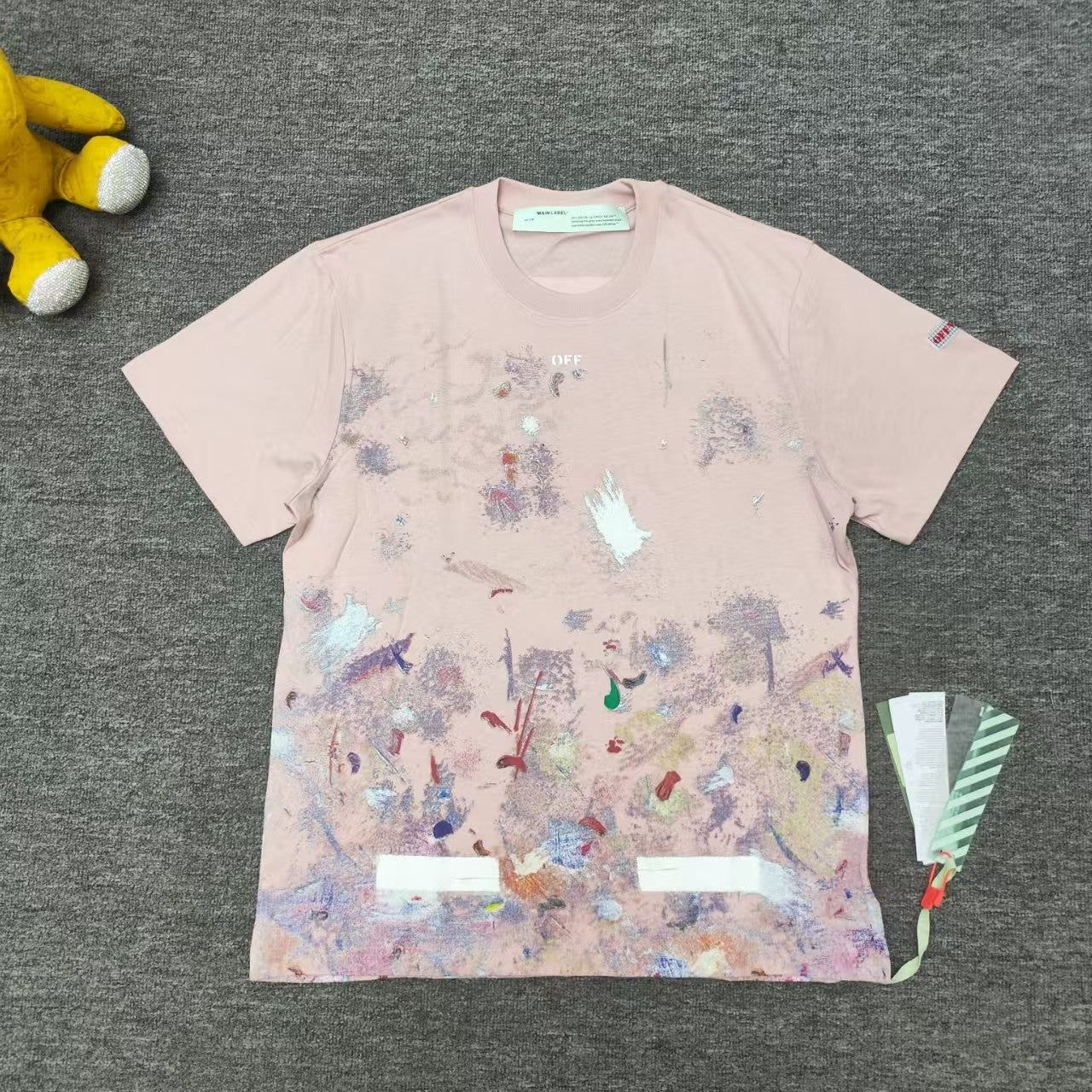 Starry Sky Fireworks Splashing Ink Arrow Short Sleeve