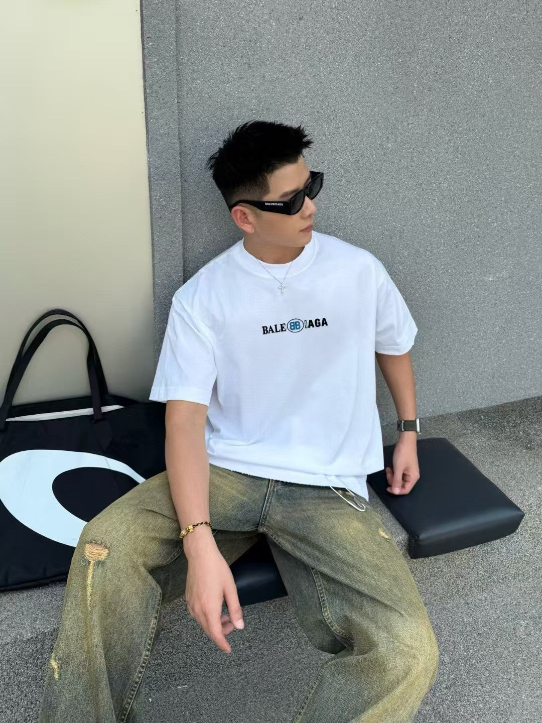Men's new short sleeved T-shirt