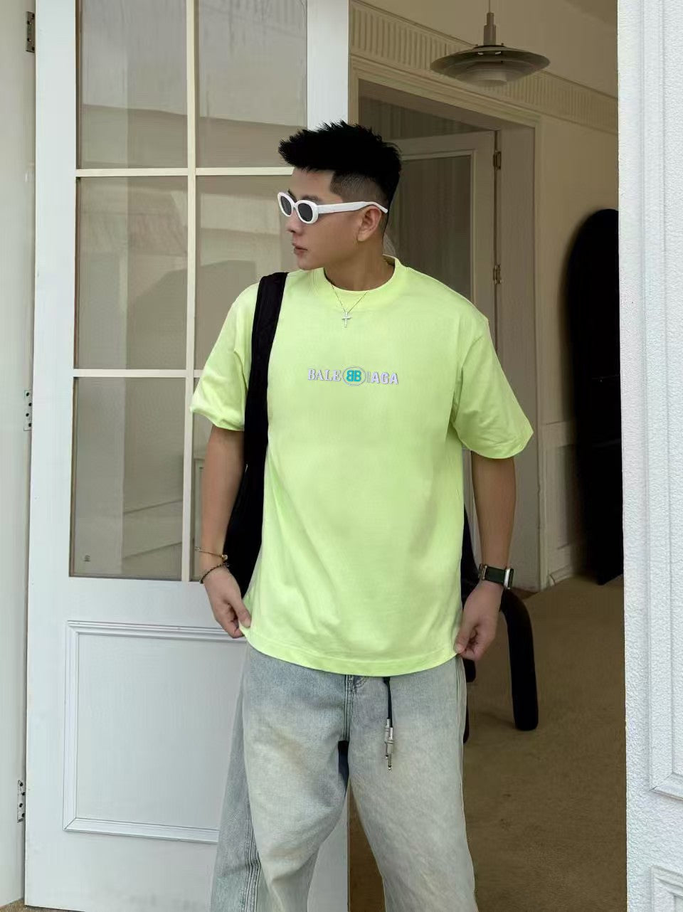 Men's new short sleeved T-shirt