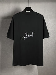 Round neck short sleeved T-shirt