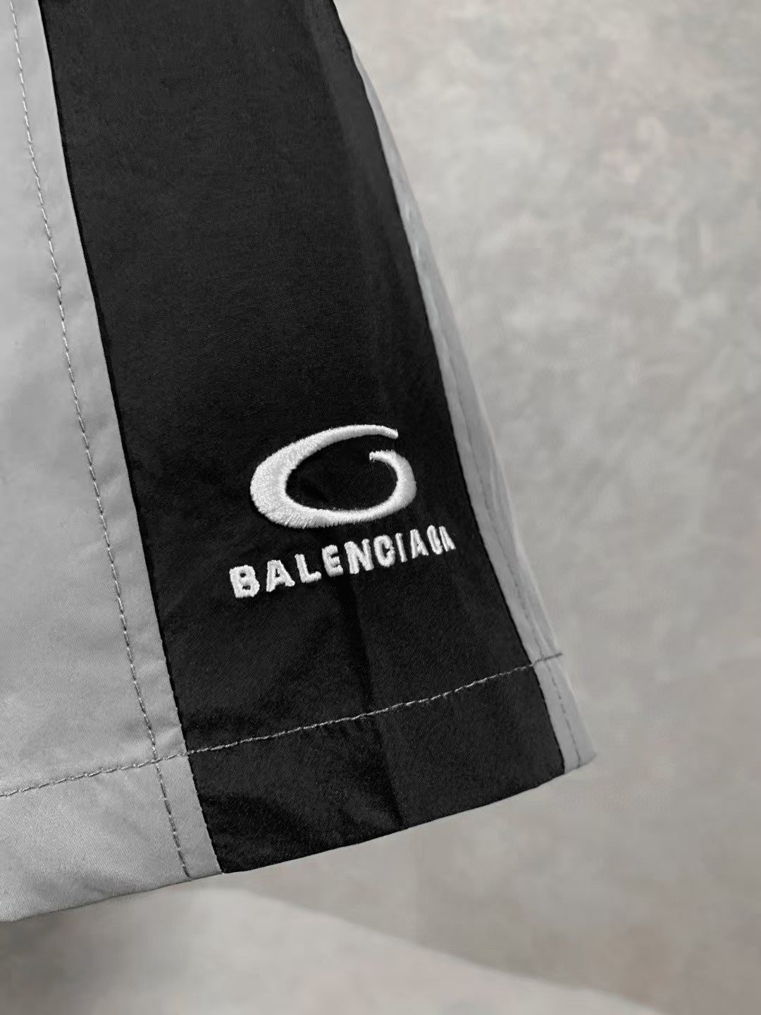 Micro labeled letter shorts