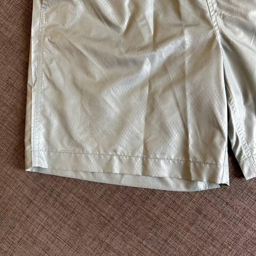 Beach checkerboard steel compression shorts
