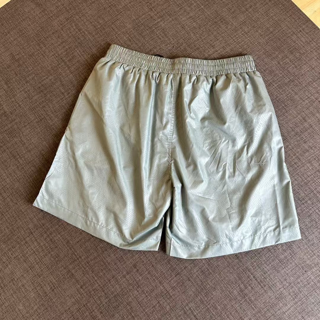 Beach checkerboard steel compression shorts