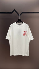 Chest letter printed T-shirt