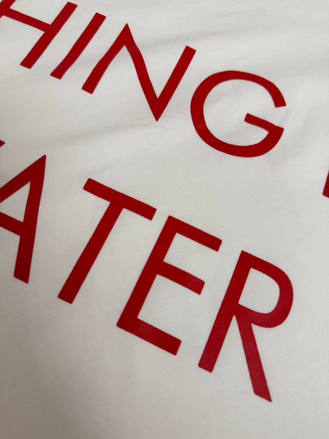 Chest letter printed T-shirt